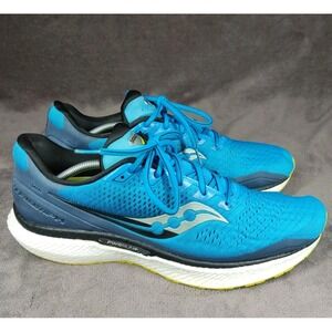 Saucony Triumph 18 Men's Size 13 US Blue Athletic Running Shoes S20595-55